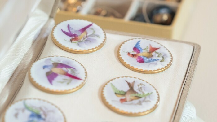 Quand le bouton devient paysage Musée Ariana - Musée suisse de la céramique et du verre Genève