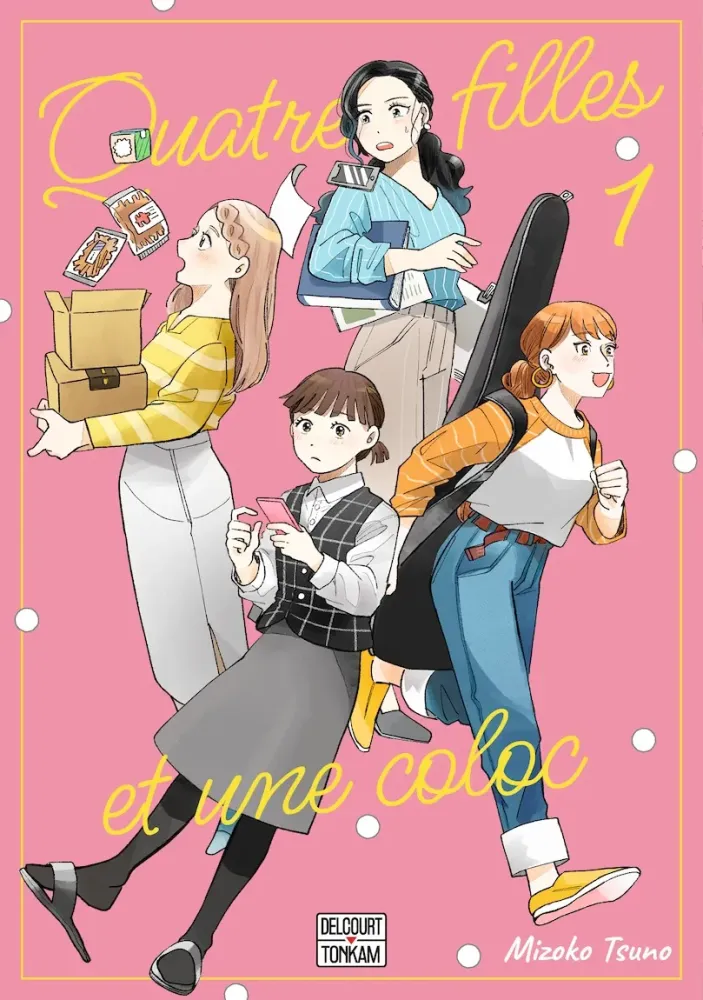 Quatre filles et une coloc manga de Tsuno Misoko