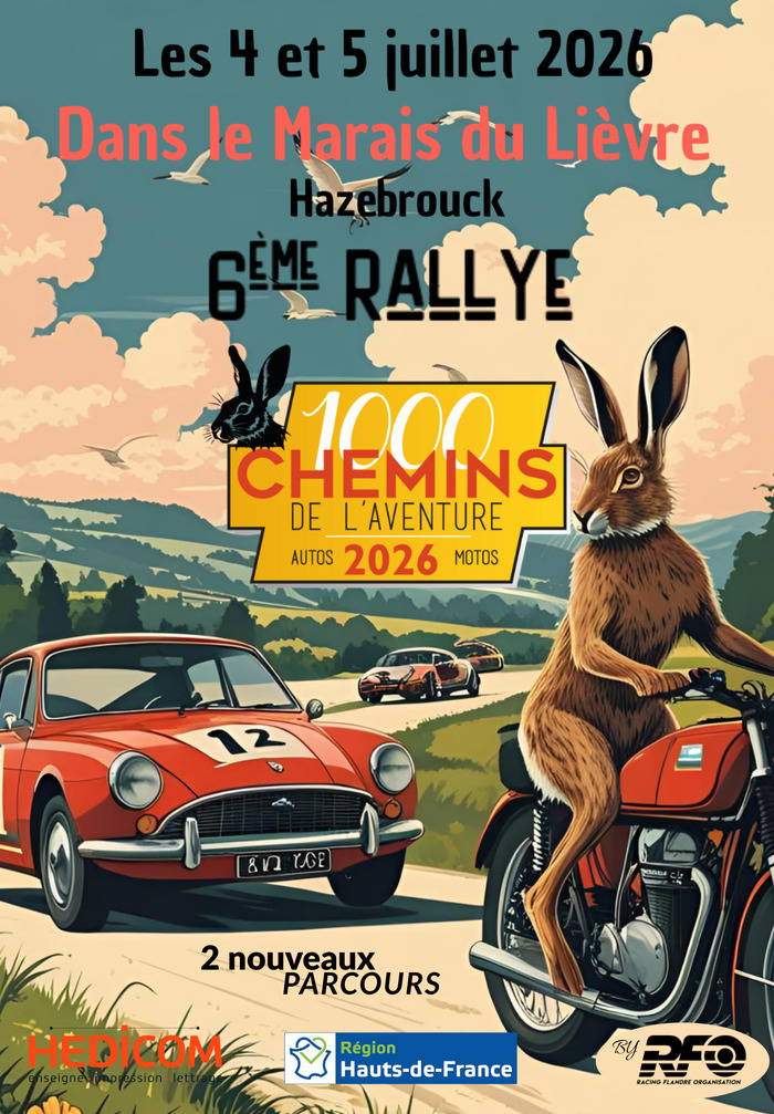 Rallye des 1000 chemins 2026 Grand Place Hazebrouck Hazebrouck