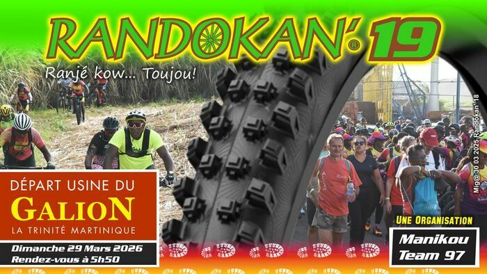 RANDOKAN' 19 VTT ET MARCHE La Trinité La Trinité
