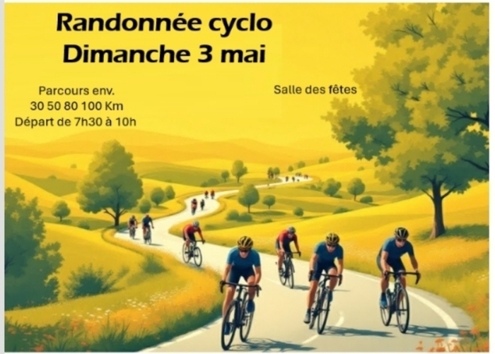 Randonnée cyclo Salle des fêtes Le Mérévillois