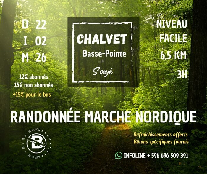 RANDONNÉE MARCHE NORDIQUE Basse-Pointe Basse-Pointe