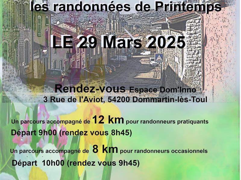 Randonnées de Printemps Sentiers de la Linotte