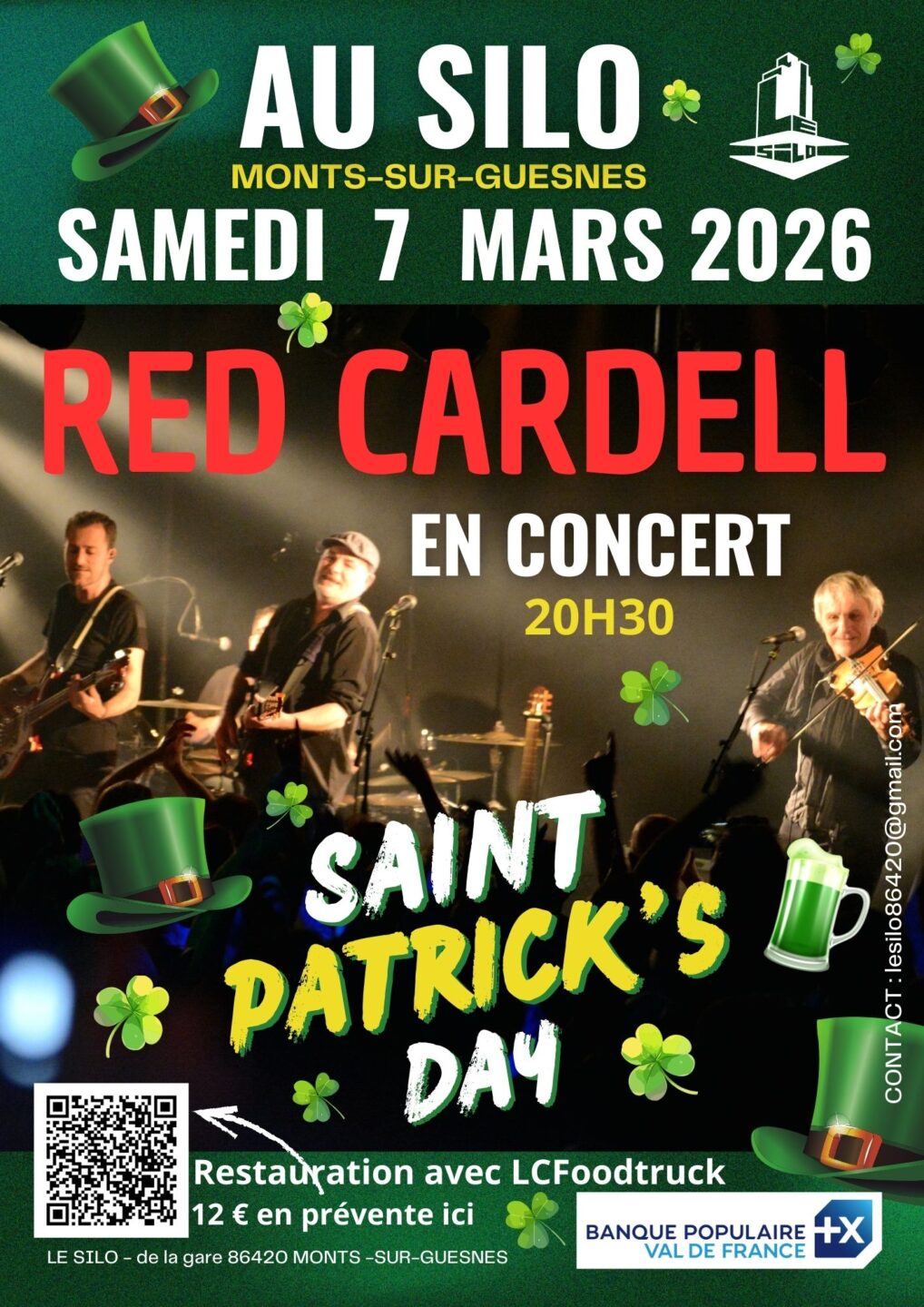 Red Cardell en concert pour la Saint Patrick's Day