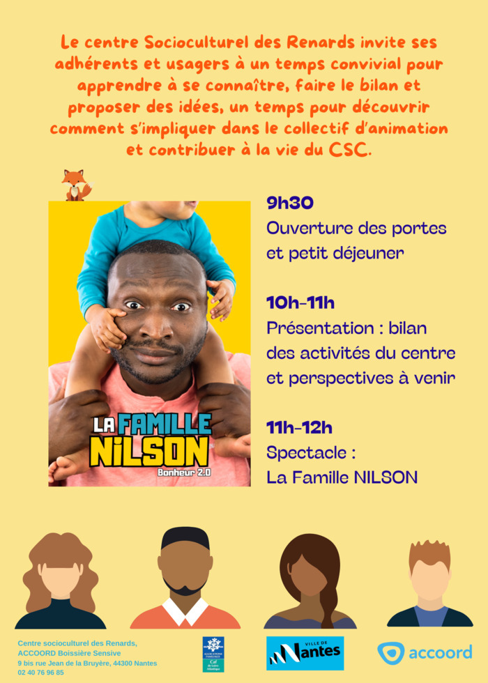 Rencontre Annuelle des Usagers Centre socioculturel des Renards Centre socioculturel Boissière