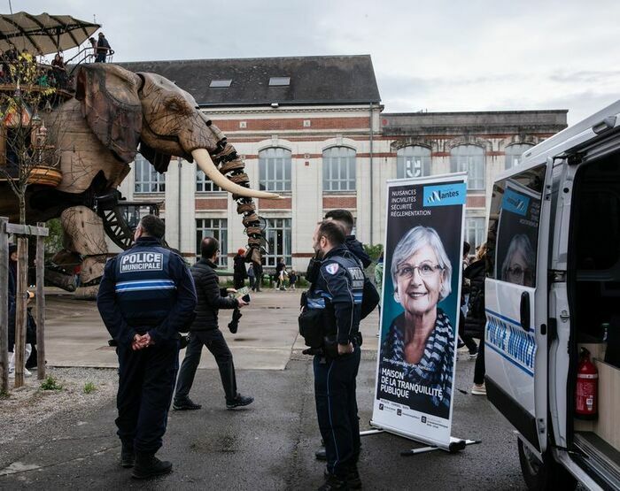 Rencontre avec la police municipale Les Nefs des Machines de l'Île Nantes