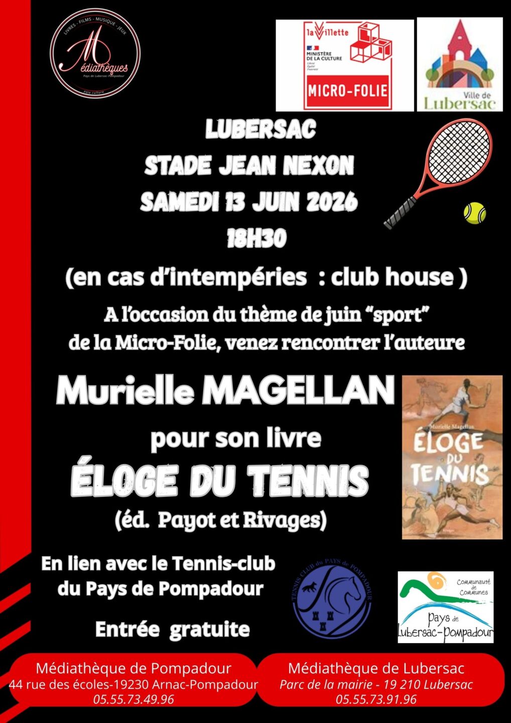 Rencontre avec Murielle MAGELLAN Éloge du Tennis