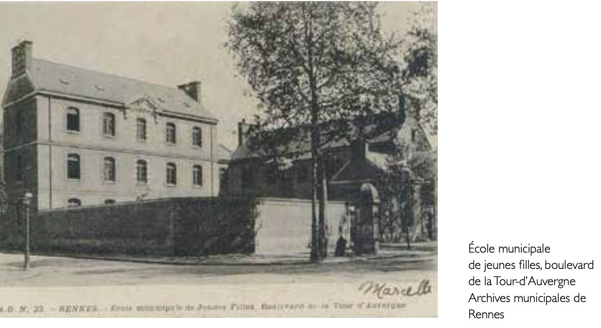 rennes histoire feminisme ecole fille