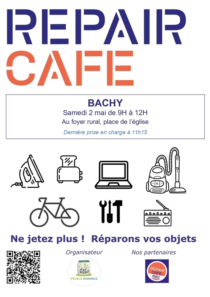 Repair café à Bachy Foyer Rural Bachy Bachy
