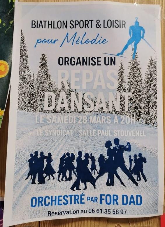 Repas dansant du biathlon sport & loisir 2 route du Pont de Cleurie Le Syndicat 2026-03-28 Repas dansant du biathlon sport & loisir