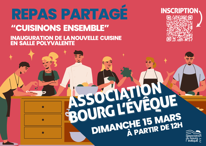 Repas Partagé - Cuisinons Ensemble Association du Bourg L'Evêque Rennes