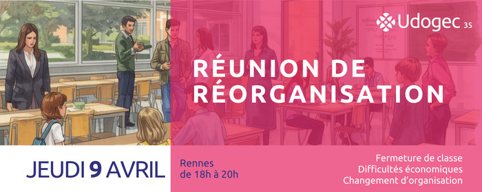 Réunion de réorganisation UDOGEC 35 Rennes