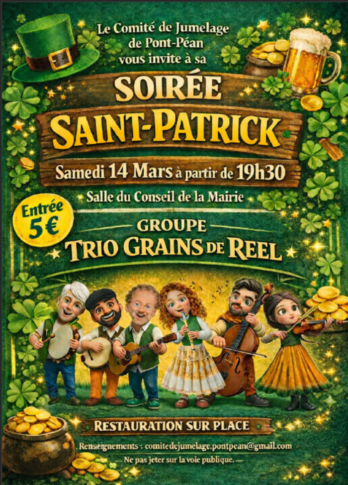 Saint Patrick Salle de la Mairie de Pont-Péan Pont-Péan