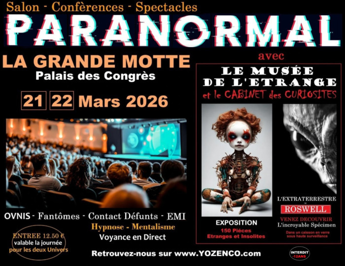 Salon du Paranormal au Palais des Congrès de La Grande-Motte La Grande Motte La Grande-Motte
