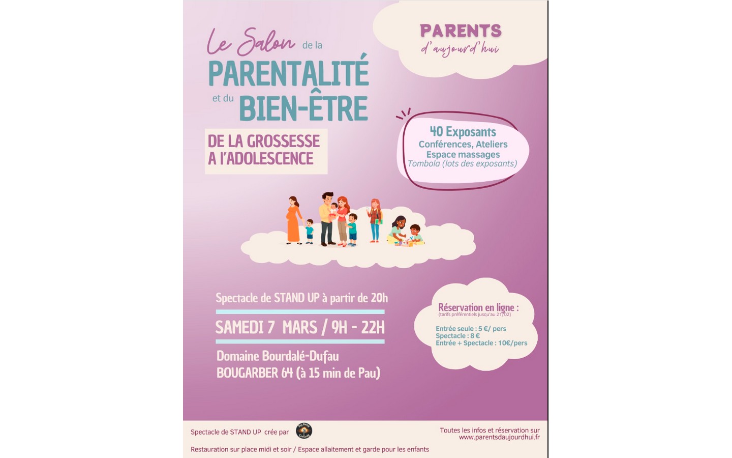 SALON PARENTS D'AUJOURD'HUI Bien être et parentalité