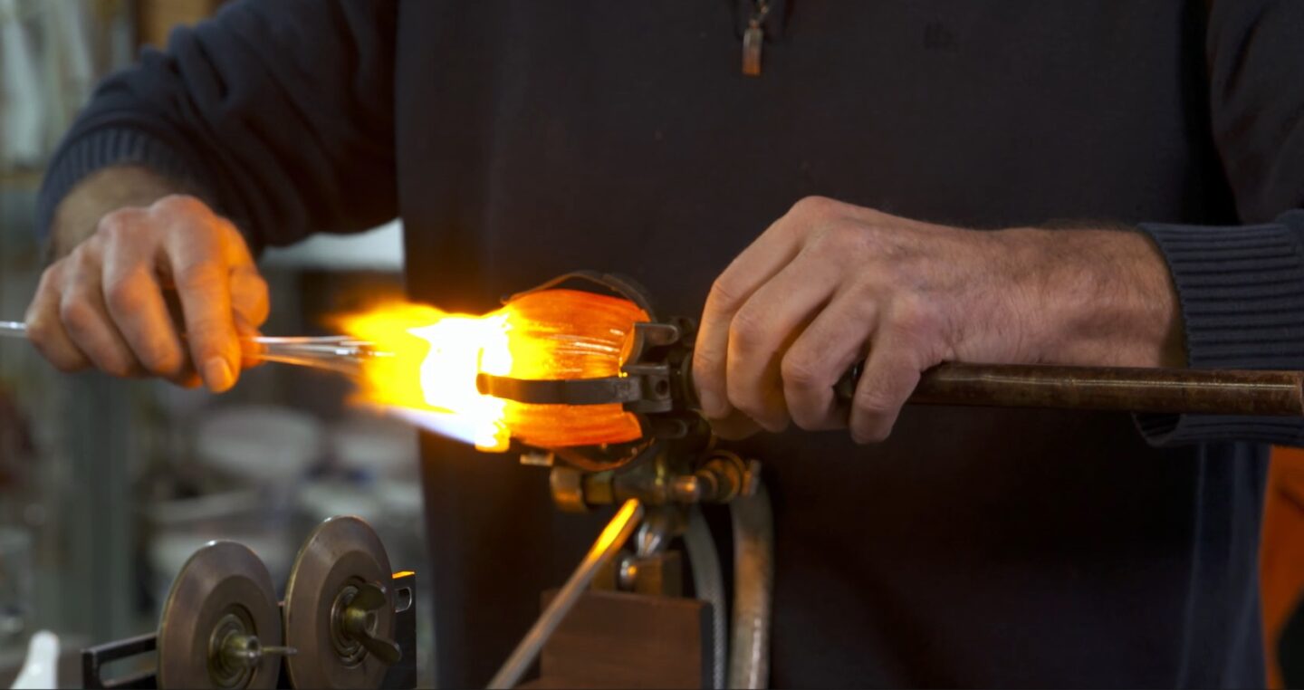 Secrets de Fabrique Roger Charreyre Découverte du métier de verrier à la flamme