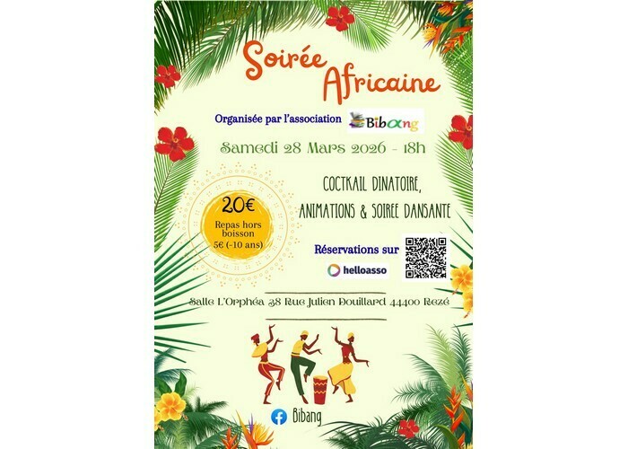 Soirée africaine Bibang L'Orphéon Rezé
