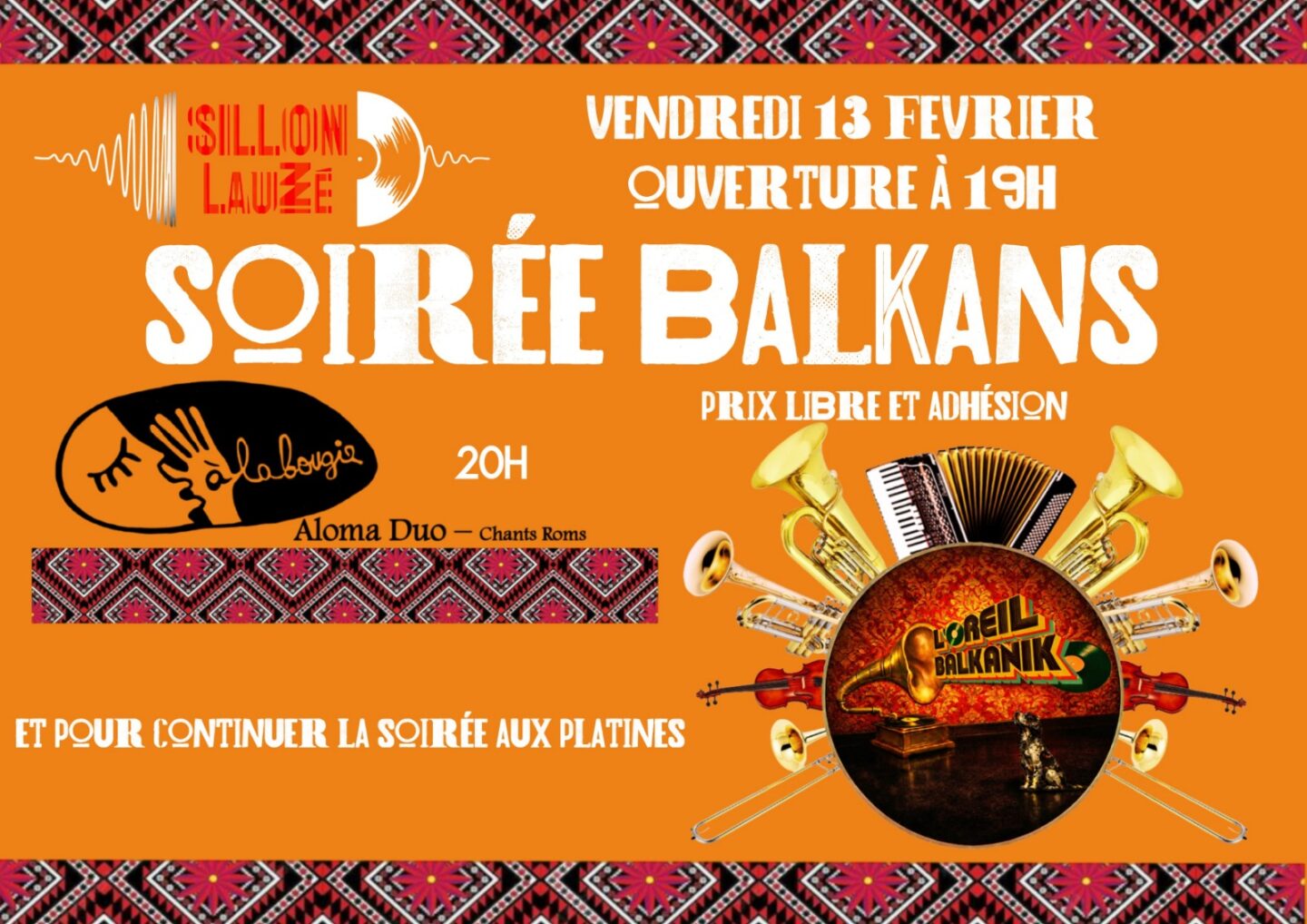 SOIRÉE BALKANS (CONCERT ET DJ SET)