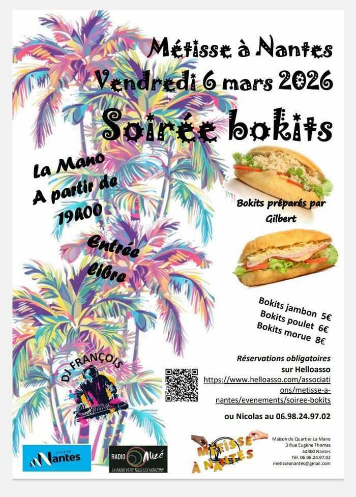 Soirée Bokits Maison de quartier La Mano