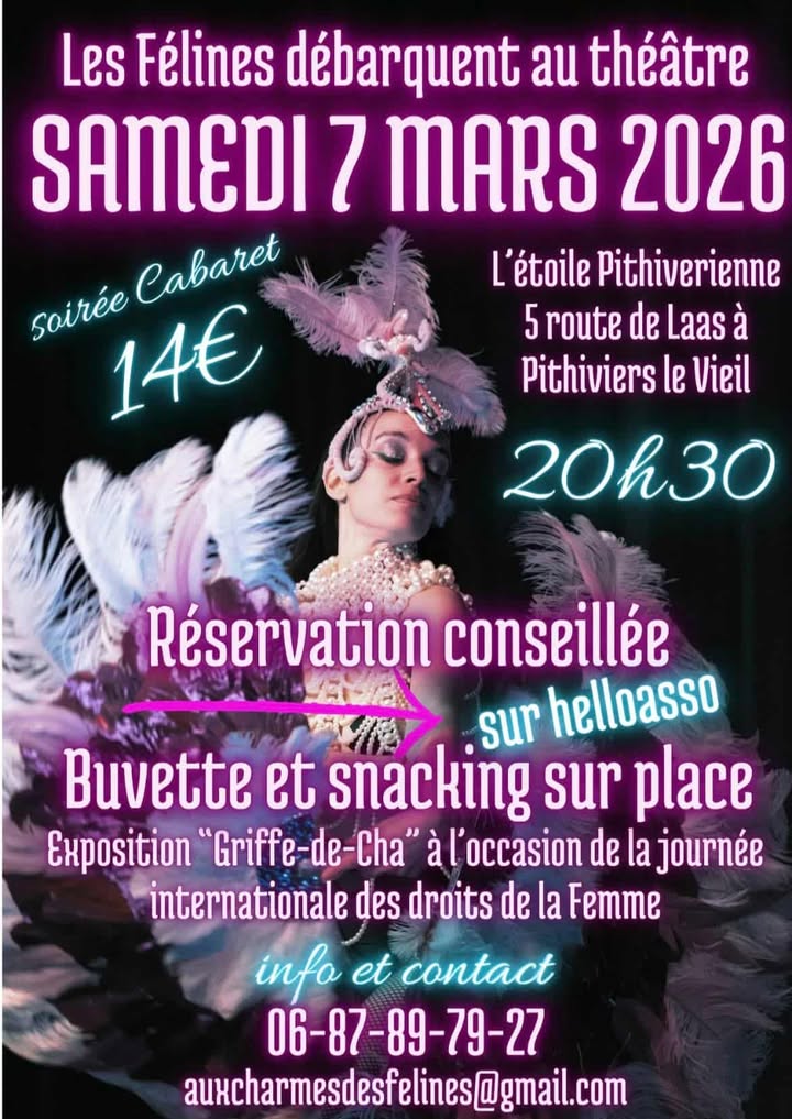 Soirée cabaret avec Aux charmes félines