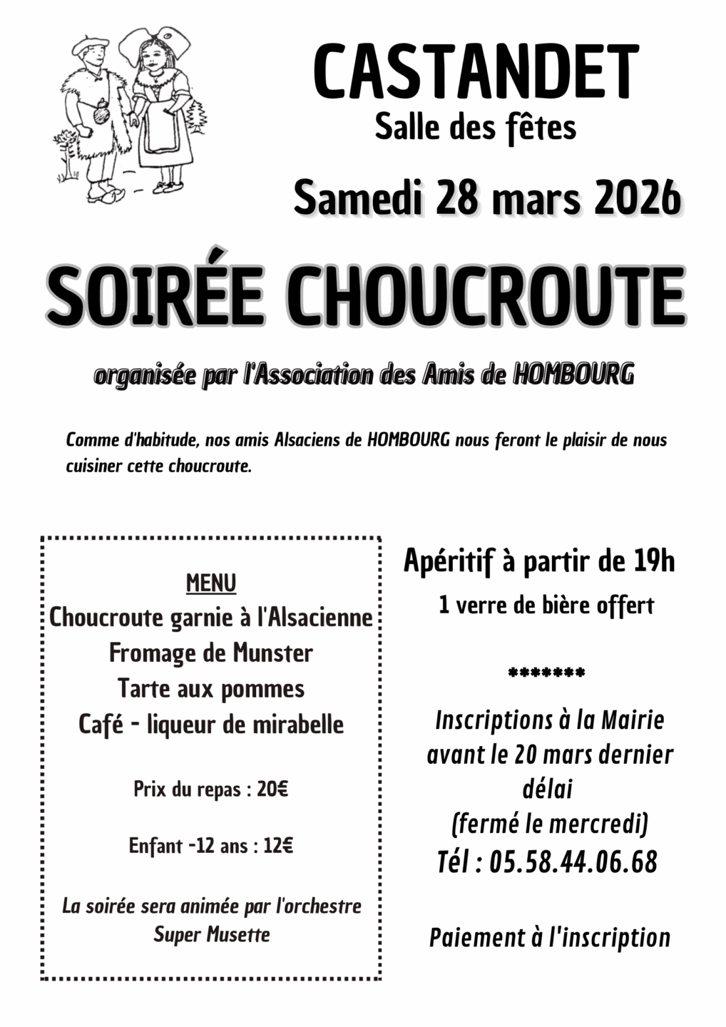 Soirée Choucroute