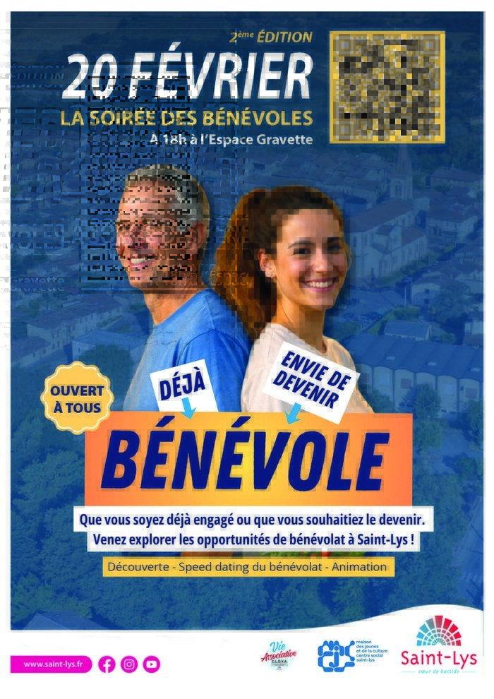 Soirée des Bénévoles Espace GRAVETTE à SAINT-LYS 31470 Saint-Lys Soirée des Bénévoles Espace GRAVETTE à SAINT-LYS 31470 Saint-Lys