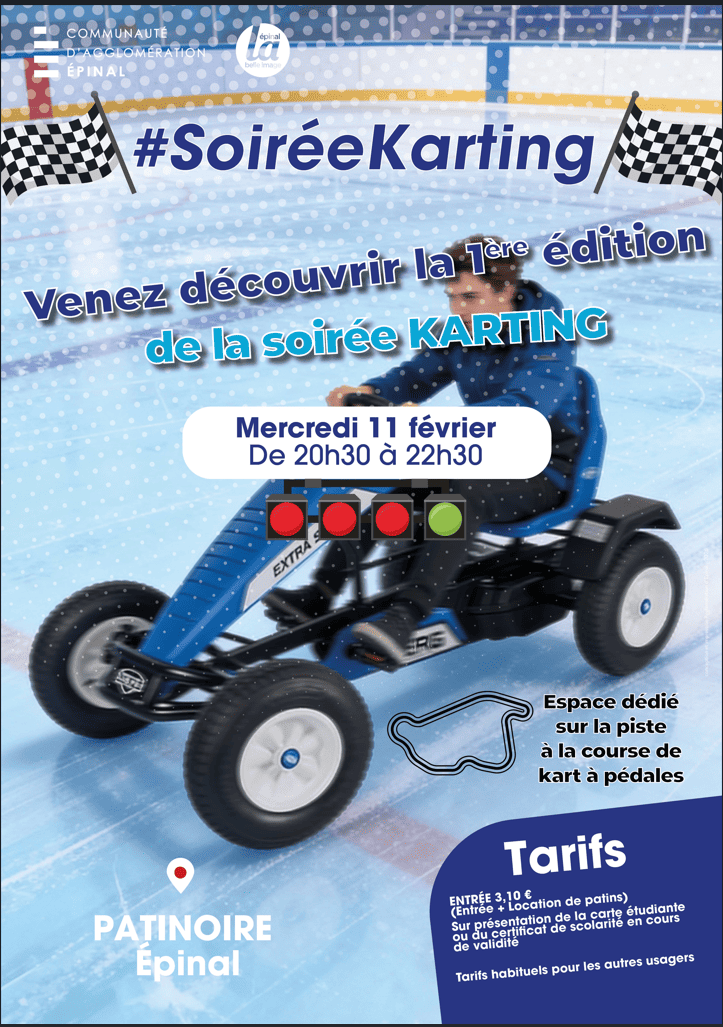 Soirée étudiante de karting