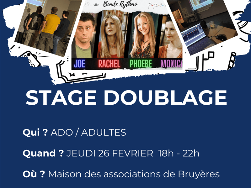 Soirée inédite Doublage & Repas