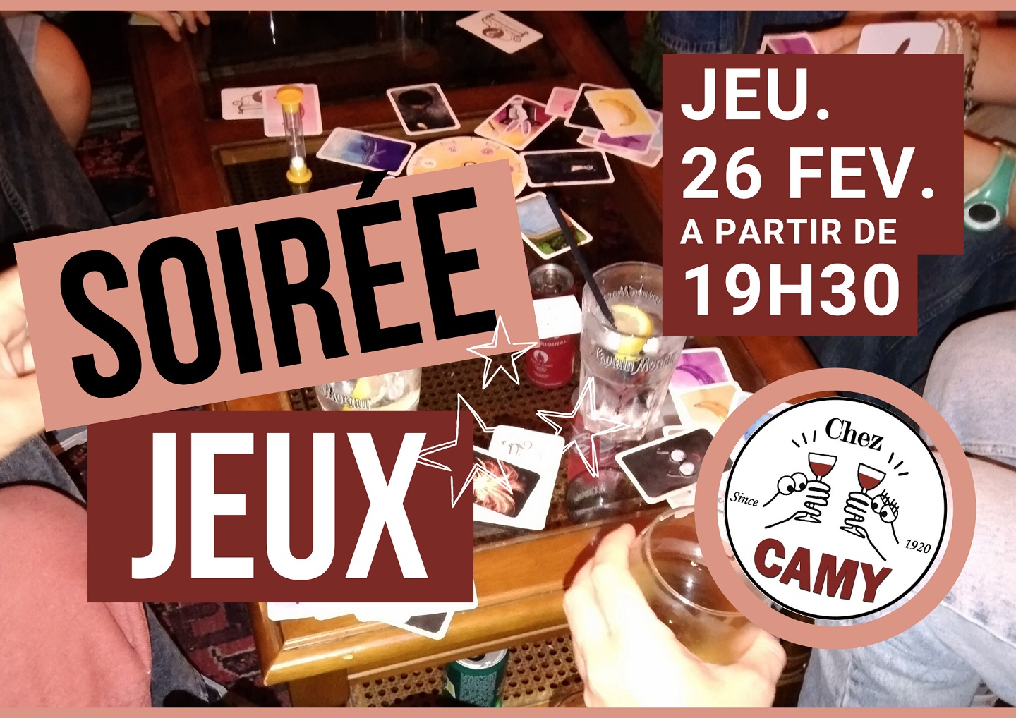 Soirée Jeux Chez Camy