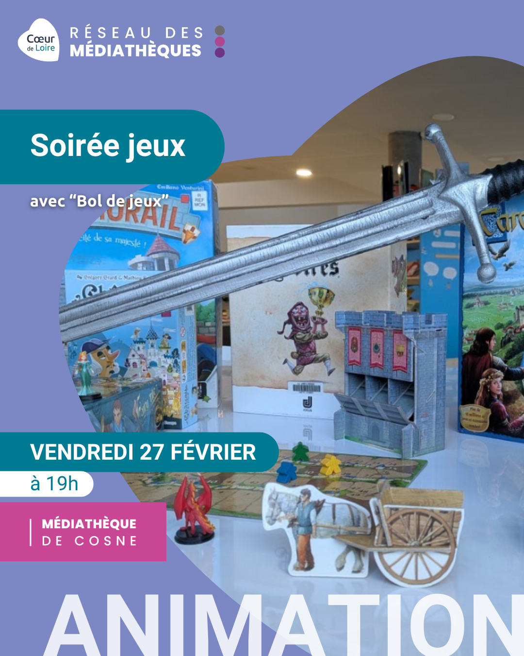 Soirée jeux de société