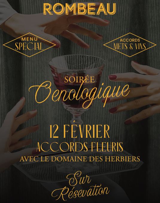 SOIRÉE OENOLOGIQUE ACCORDS FLEURIS