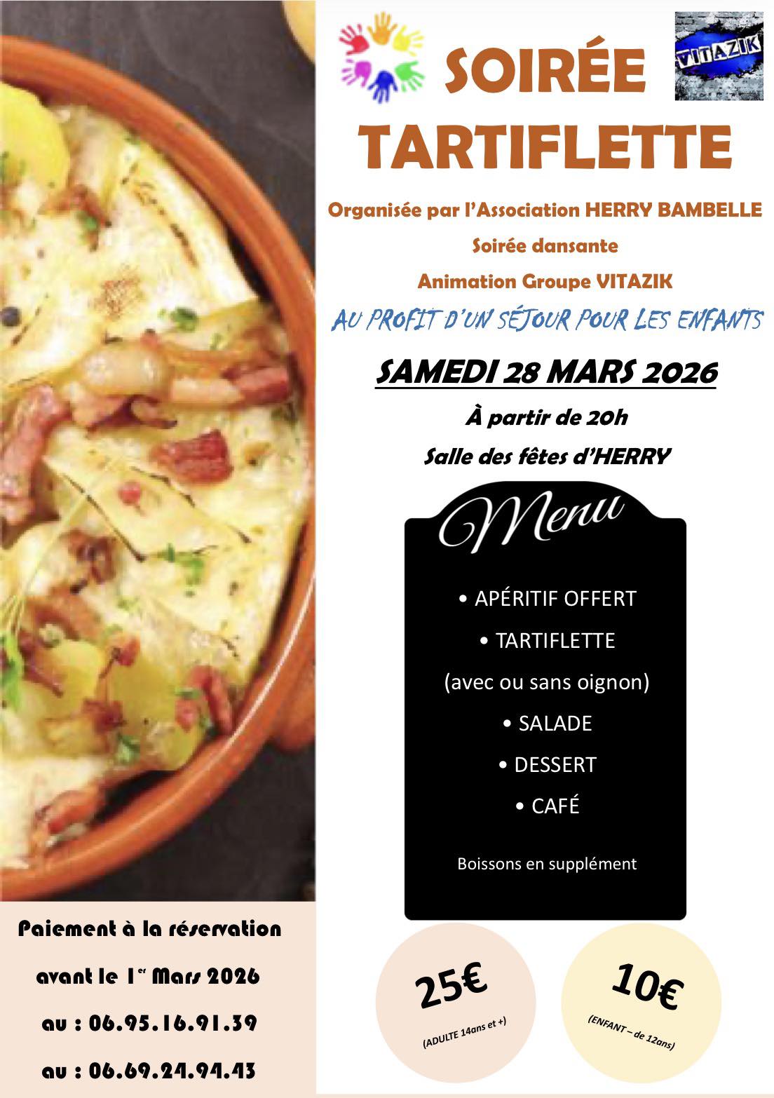 SOIRÉE TARTIFLETTE