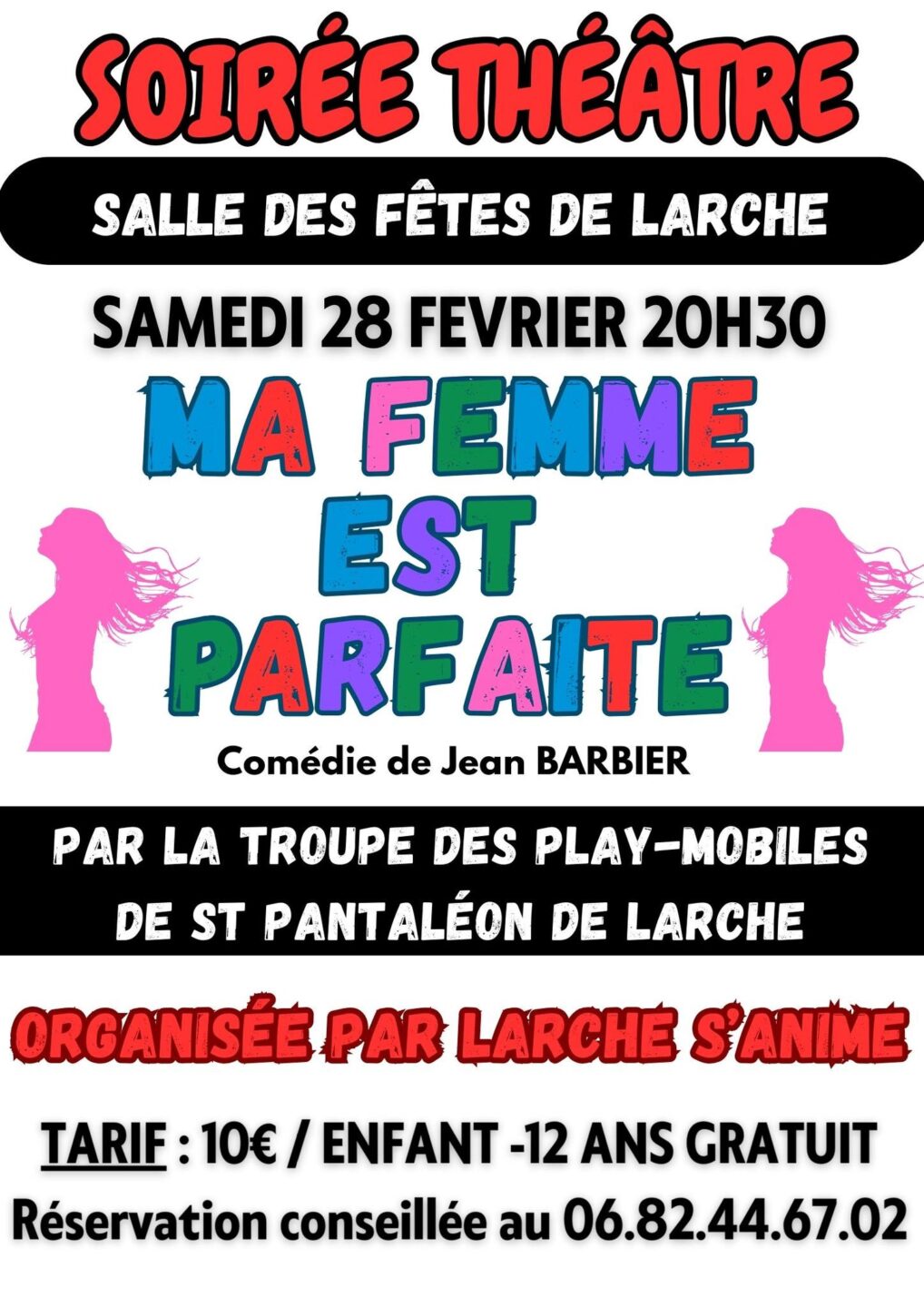 Soirée théâtre à Larche
