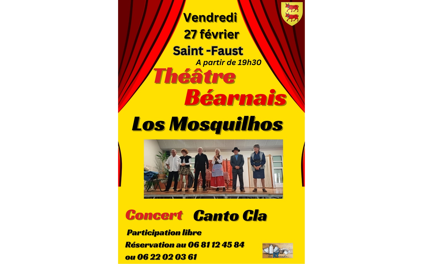 Soirée théâtre et chants Béarnais