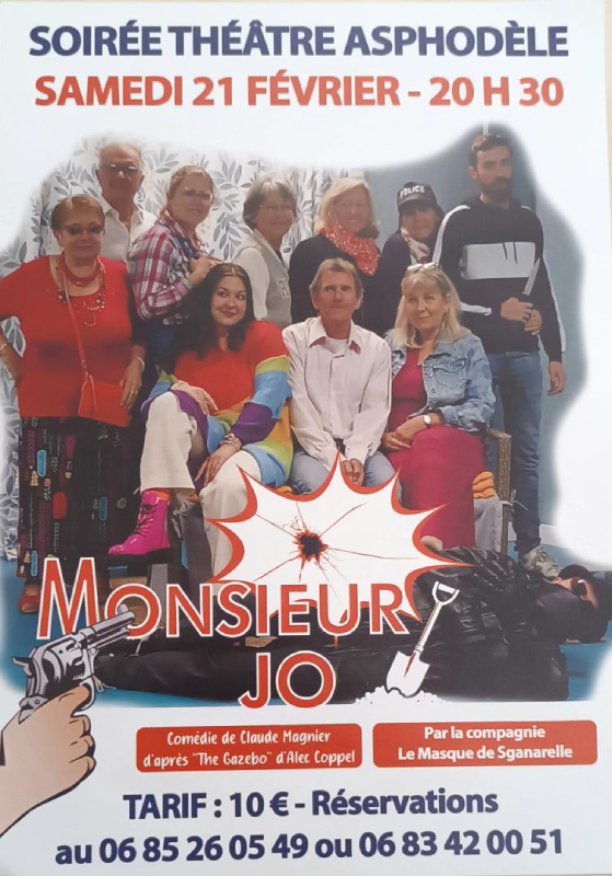 Soirée théâtre Monsieur JO