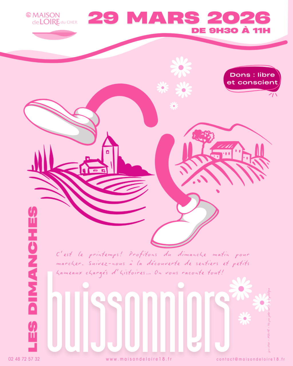 Sortie Printemps Les dimanches buissonniers Belleville-sur-Loire