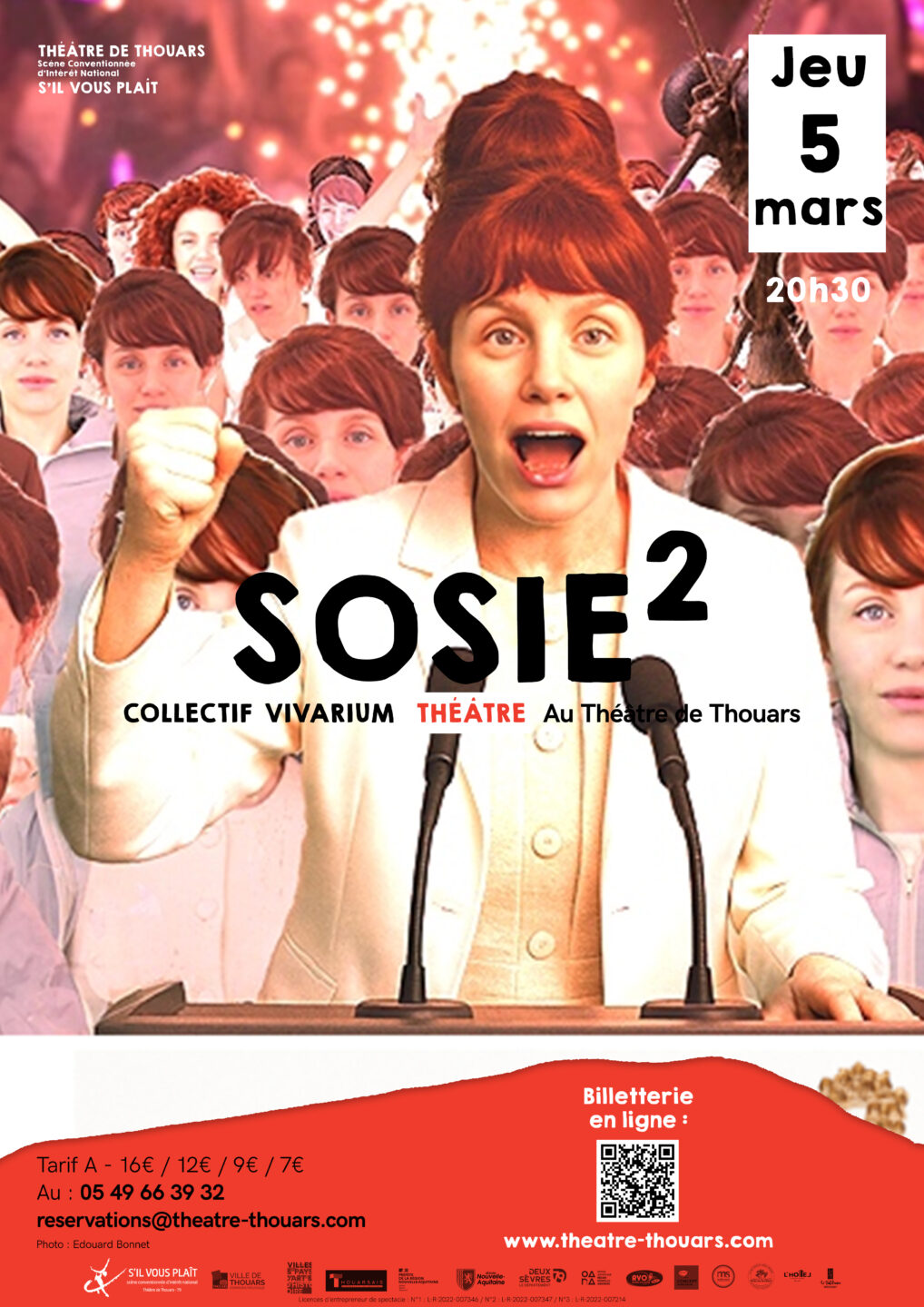 Sosie² Théâtre 5 Boulevard Pierre Curie Thouars 2026-03-05 Sosie² Théâtre
