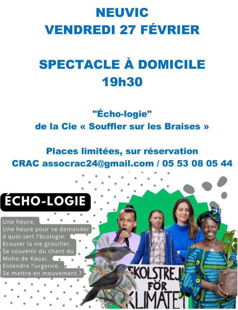 Spectacle à domicle Echo-logie