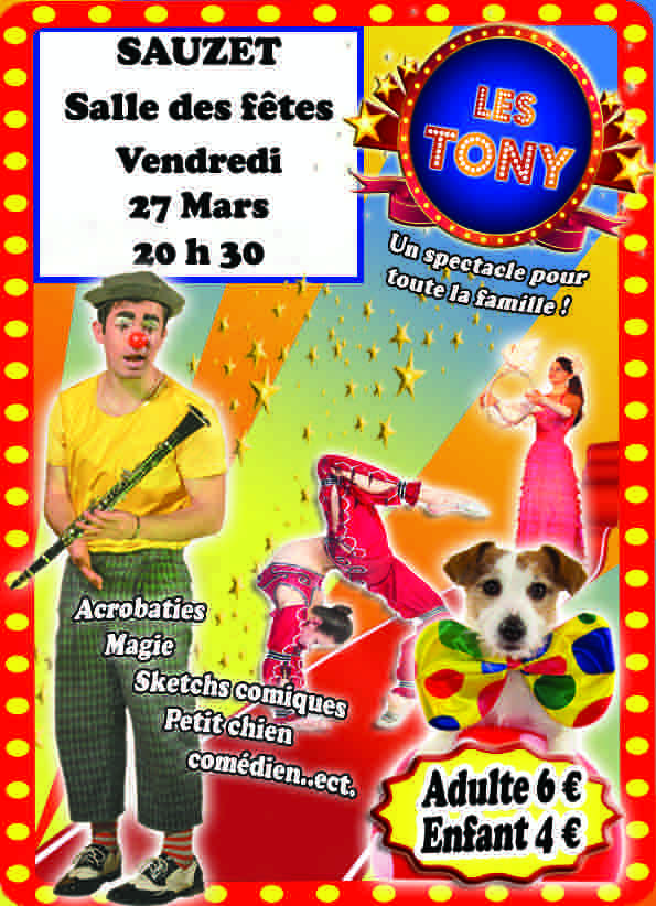 Spectacle Les Tony