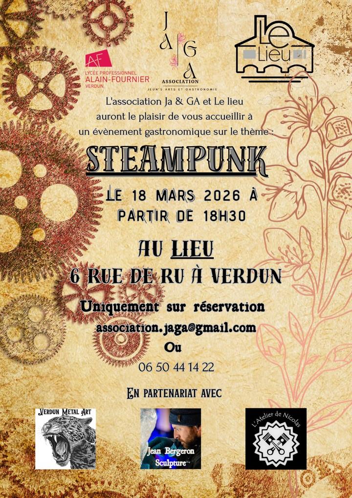 Spectacle repas Steampunk