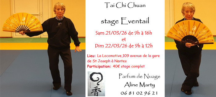 Stage de taichichuan à l'éventail Café Loco