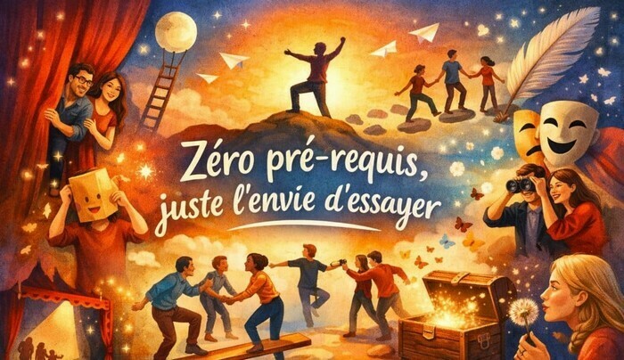 Stage de théâtre orienté confiance - Accessible à tous Compagnie du Café-Théâtre