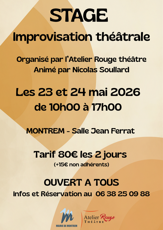 Stage d'improvisation théâtrale