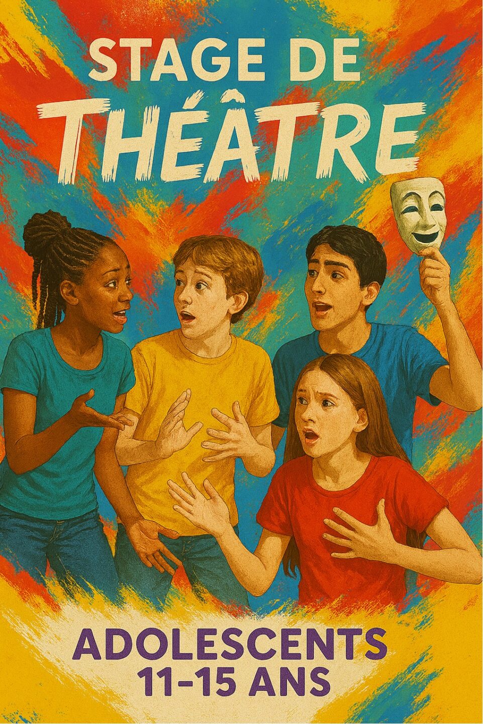 Stage théâtre ados Vesdun Vesdun 2026-07-27 Stage théâtre ados Vesdun