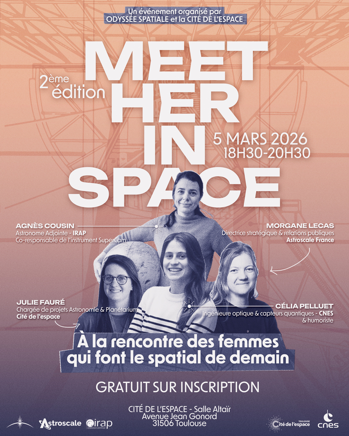 Table ronde Meet Her In Space Cité de l'espace Toulouse