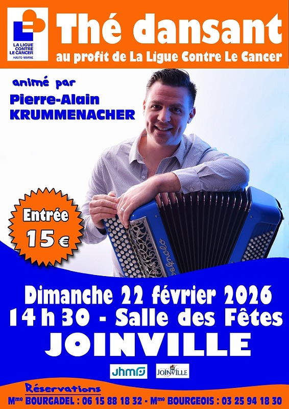 Thé dansant au profit de la ligue contre le cancer