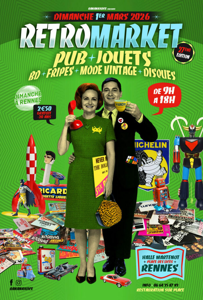 The Retro Market Vintage Halles Martenot Rennes