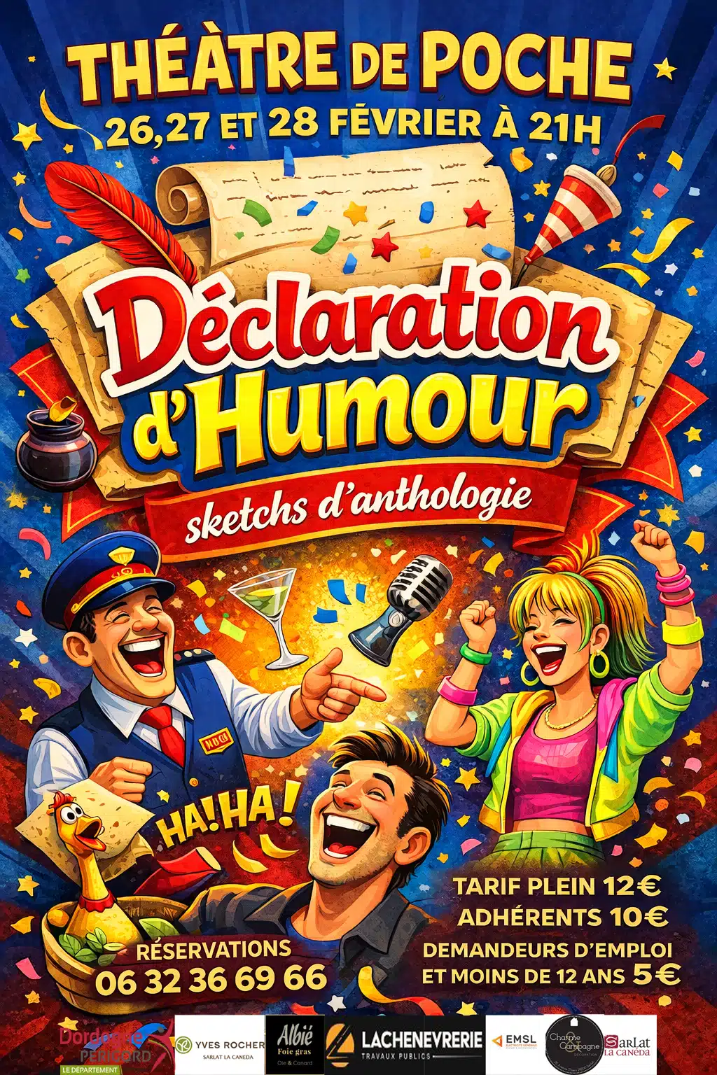 Théâtre de poche Déclaration d'Humour