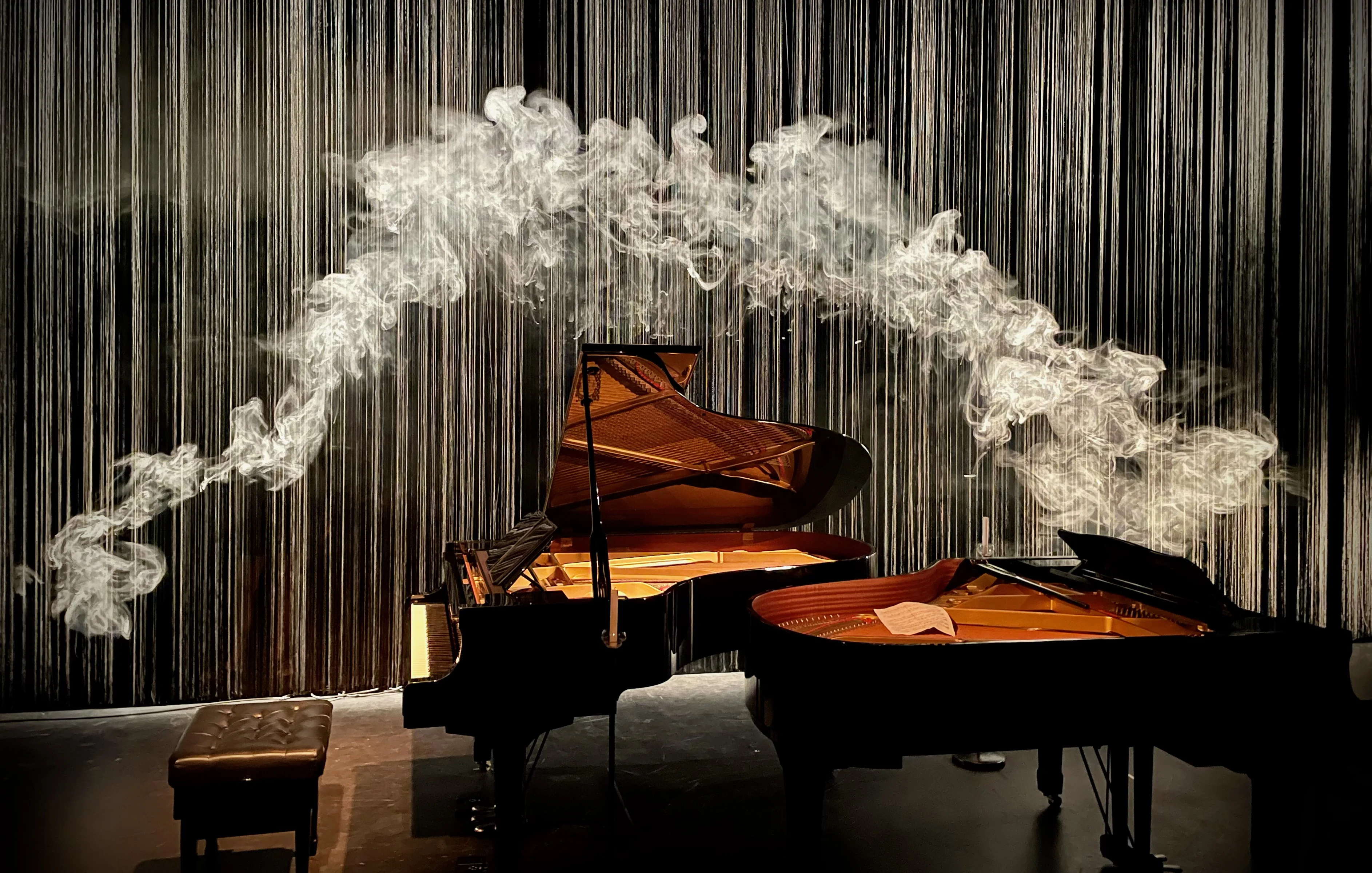 Théâtre l'Empreinte Sorcellerie pour deux pianos