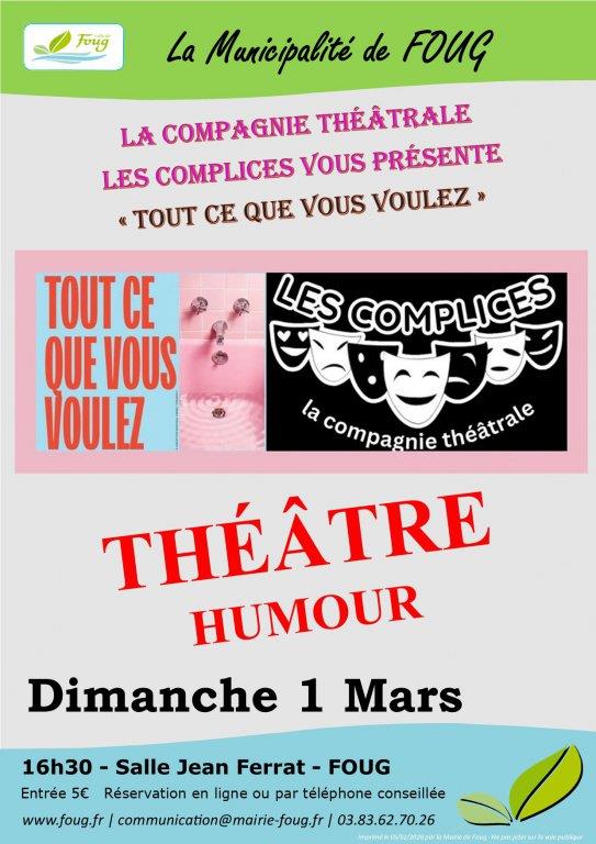 Théâtre Tout ce que vous voulez